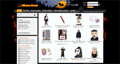 Desktop Screenshot of halloweenstore.cz
